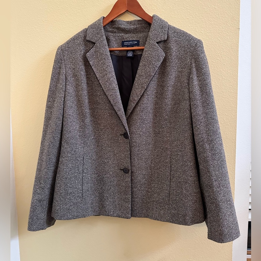 Jones New York Tweed Blazer